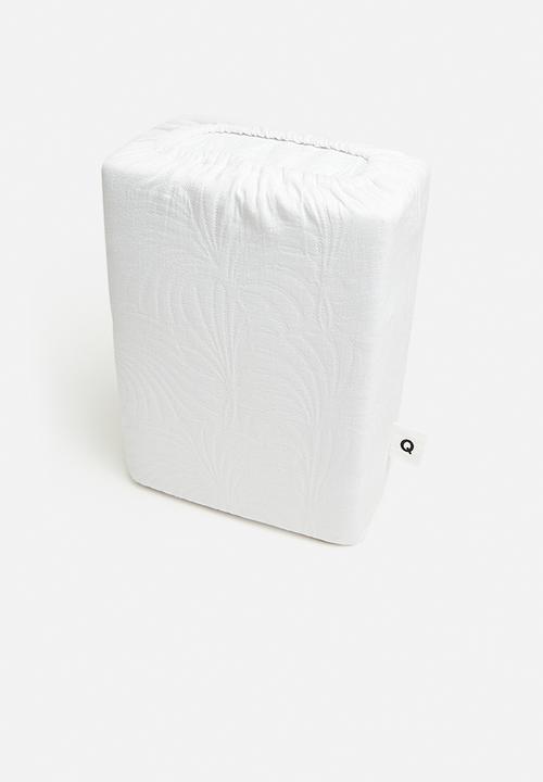 Sixth Floor - Cotton Matelasse Foliage Duvet Set - White