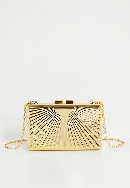 Tessa Design - Chriselle detailed clutch bag-gold