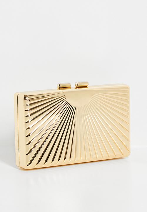 Tessa Design - Chriselle detailed clutch bag-gold