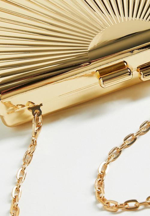 Tessa Design - Chriselle detailed clutch bag-gold