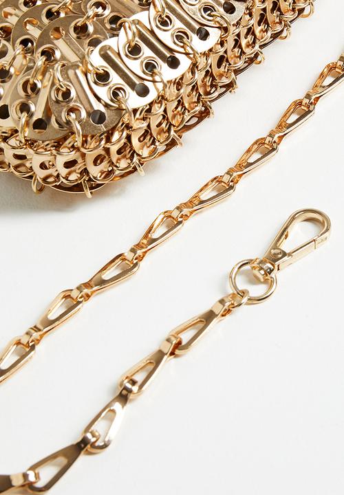 Tessa Design - Rebecca chainmail shoulder bag - gold