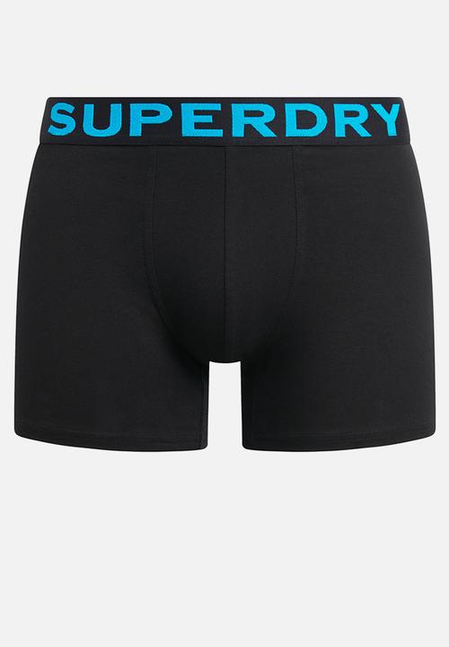 Superdry. - Boxer Triple Pack - Black/Neon