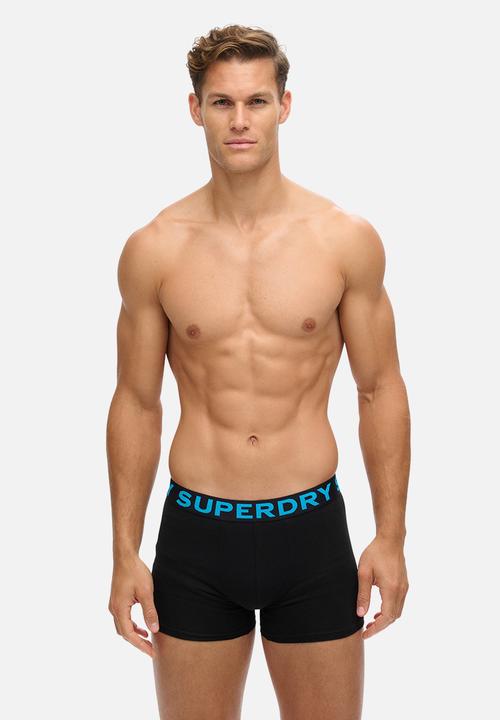 Superdry. - Boxer Triple Pack - Black/Neon