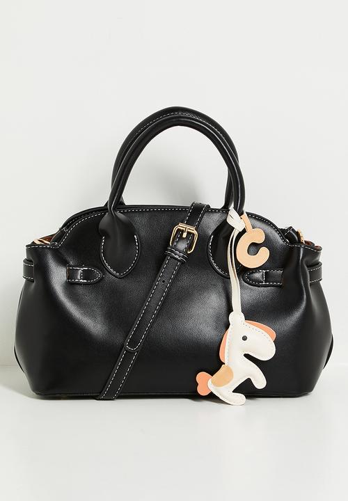 Tessa Design - Julie cross body tote bag - black