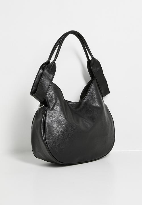 Tessa Design - Lynne large top handle shoulder bag - black