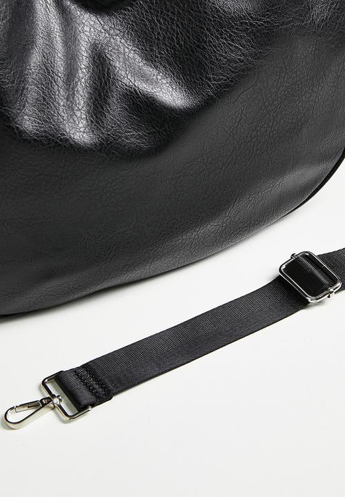 Tessa Design - Lynne large top handle shoulder bag - black