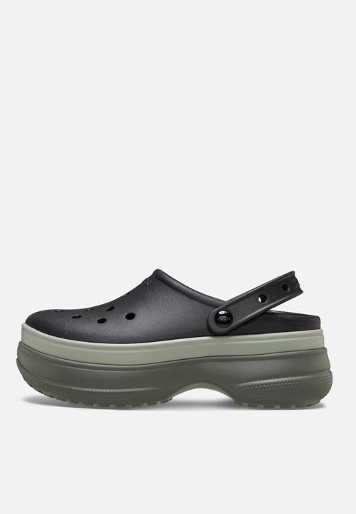 Crocs - Classic sic stacked clog - black
