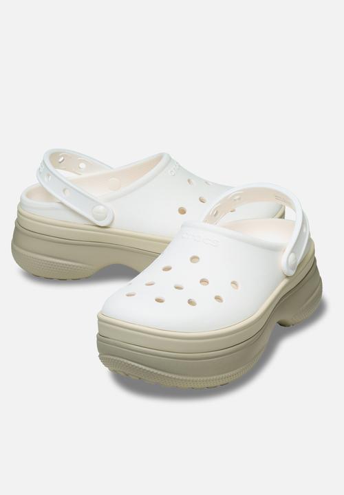 Crocs - Classic sic stacked clog-chalk