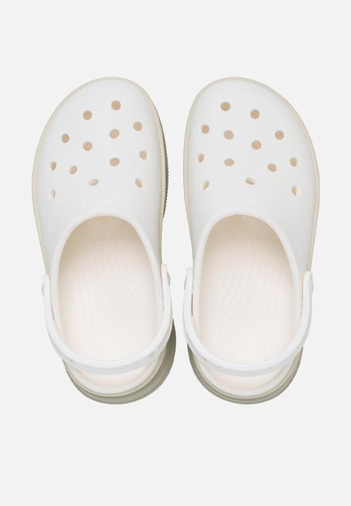 Crocs - Classic sic stacked clog-chalk