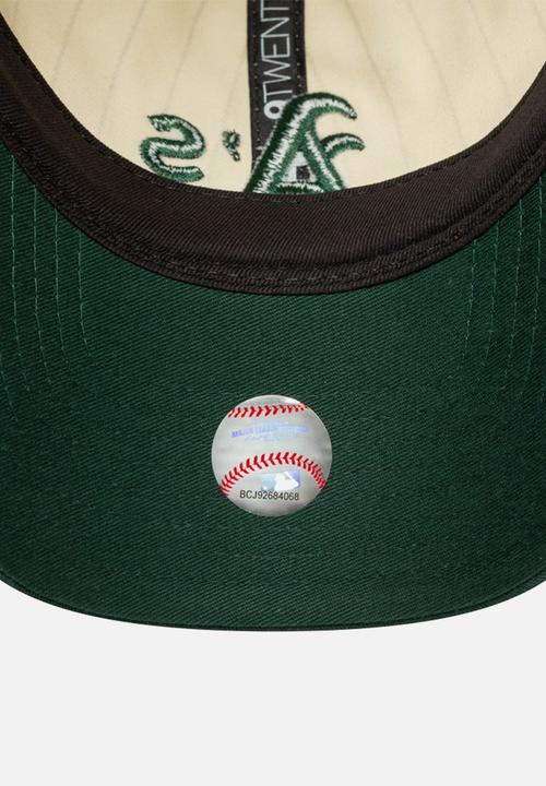 New Era - Pinstripe 9Twenty® Oakland Athletics Dkg - Dark Green
