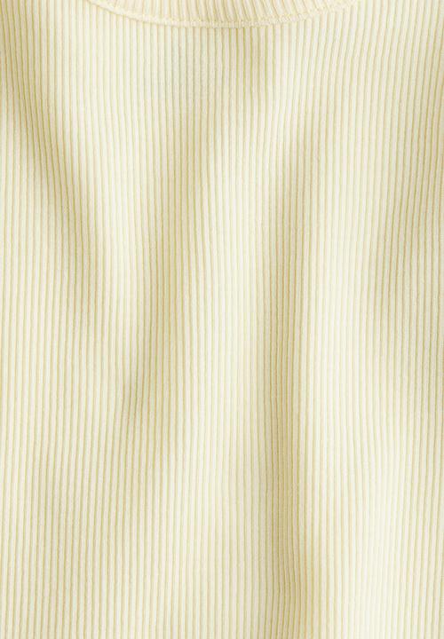 H&M - Ribbed jersey vest top - light yellow