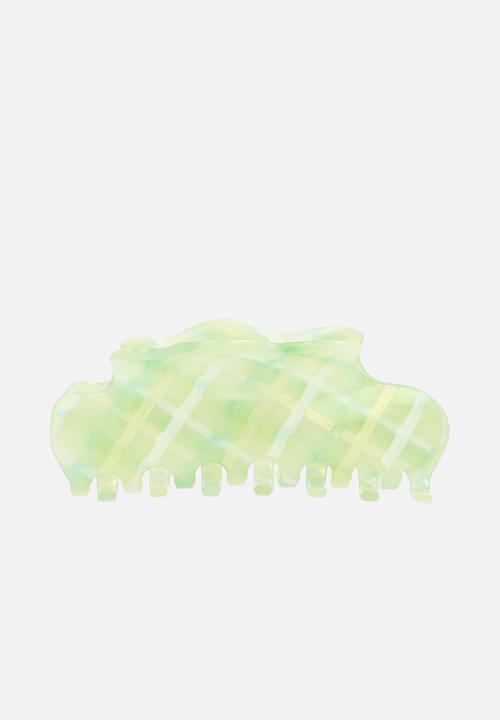 Tessa Design - Petunia hair claw clip-pastel green