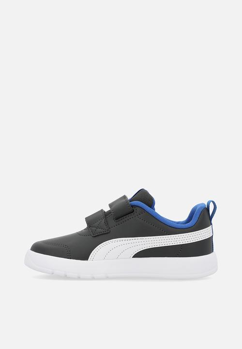 PUMA - Courtflex V3 V Ps - Dusky Grey/White/Mountain Blue