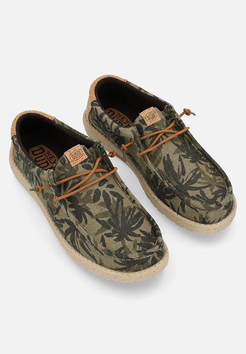 Hey Dude - Wall Palm Jute - Burnt Olive/Ginger Brown