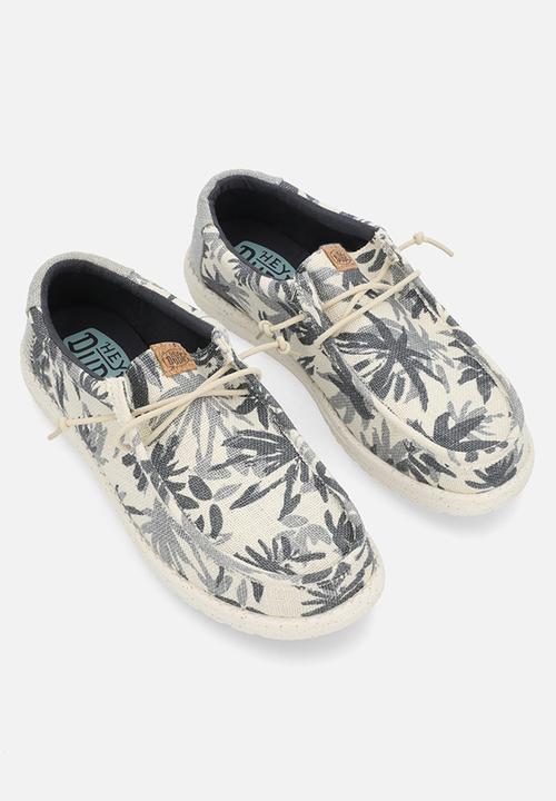 Hey Dude - Wally Palm Jute- Egret/Cloud Blue