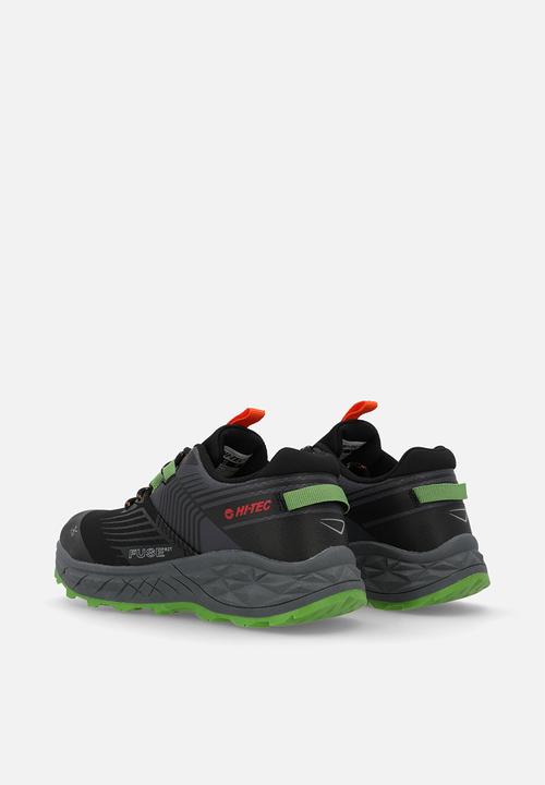 Hi-Tec - Fuse trail low junior - black/kelp forest
