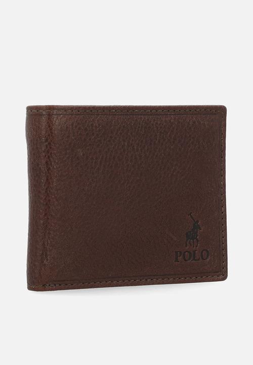 POLO - Billfold With Coin Section - Brown