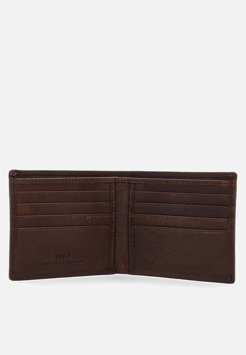 POLO - Credit Card Wallet  - Brown