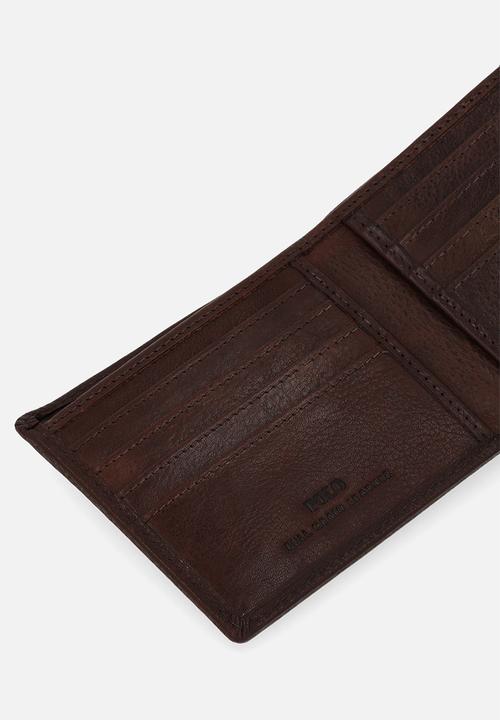 POLO - Credit Card Wallet  - Brown