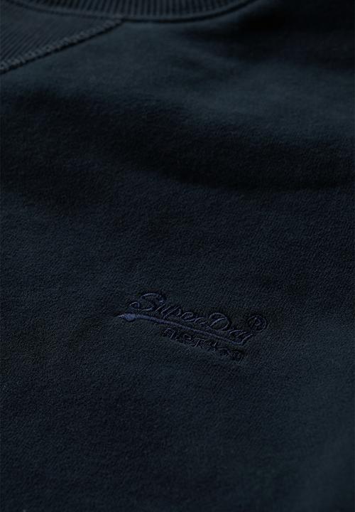 Superdry. - Essential logo crew sweatshirt - eclipse navy