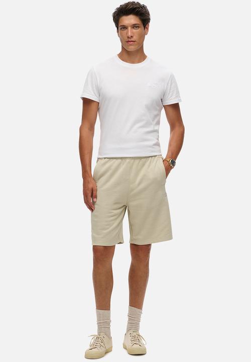 Superdry. - Essential Logo Jersey Short Ub - Light Stone Beige