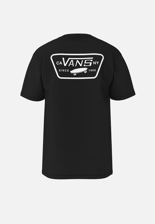 Vans - Full patch back short sleeve tee - black