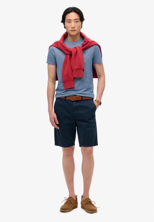 Superdry. - Essential Logo Emb Tee - Ocean Blue Feeder