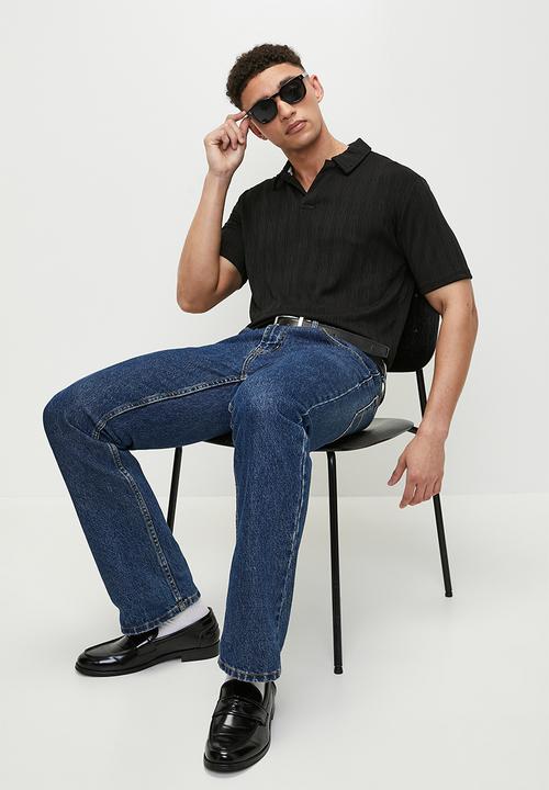 Brave Soul - Polo T-Shirts - Black