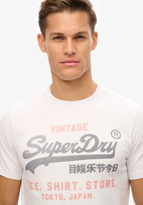 Superdry. - Vl Heritage Relaxed Tee - Optic