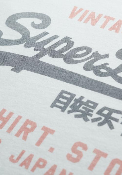 Superdry. - Vl Heritage Relaxed Tee - Optic