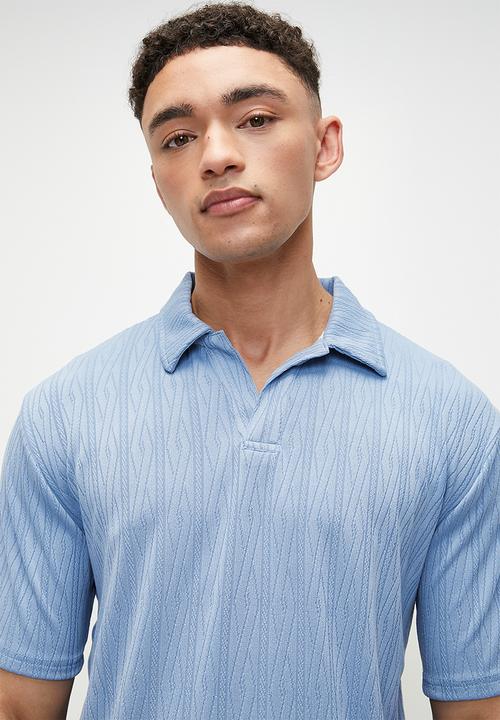 Brave Soul - Polo T-Shirts - Slate Blue