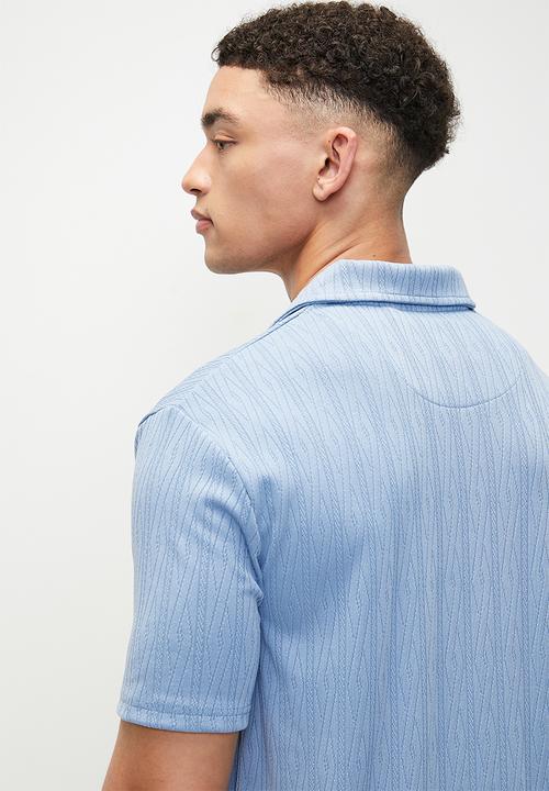 Brave Soul - Polo T-Shirts - Slate Blue