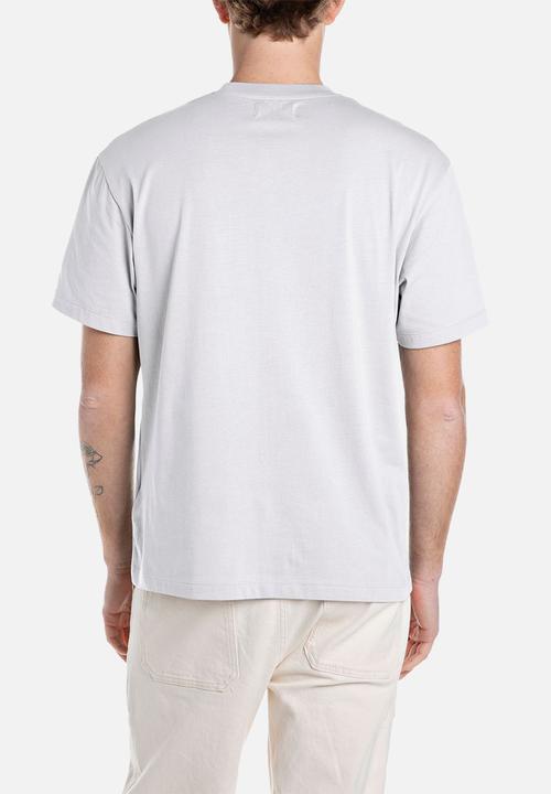 Replay - Relaxed Basic Jersey Tee - Natural White