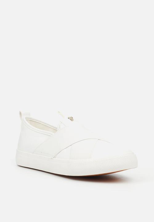 Butterfly Feet - Shore 12 slip-on - white