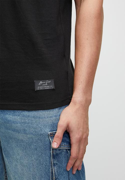 Brave Soul - T-Shirts - Jet Black