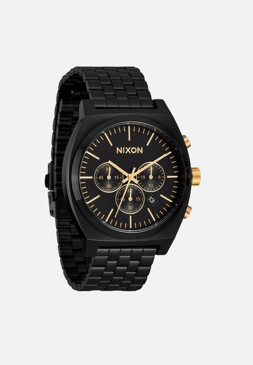 Nixon - Time teller chrono watch - black