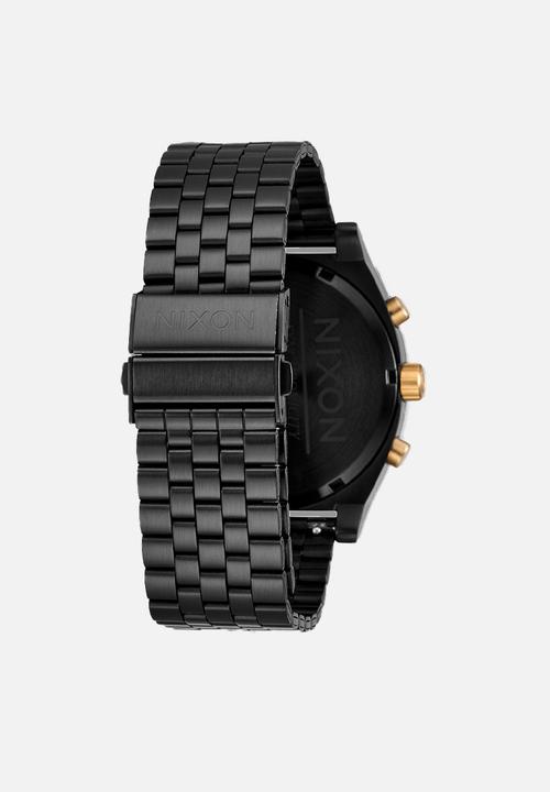 Nixon - Time teller chrono watch - black