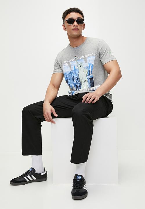 Brave Soul - T-Shirts - Light Grey