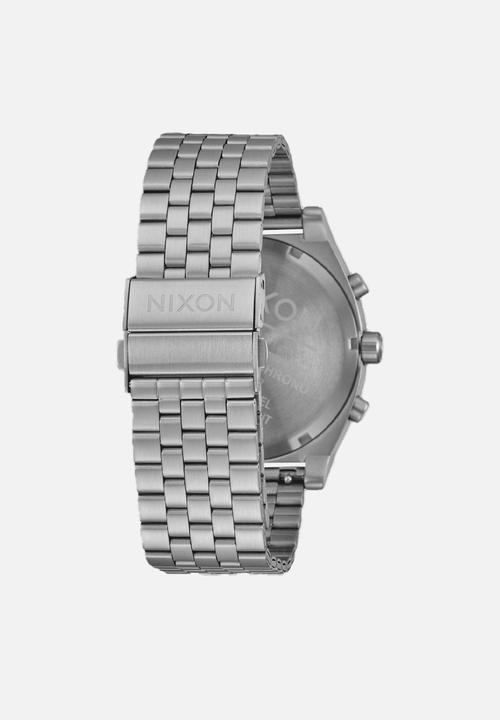 Nixon - Time teller chrono watch - silver/midnight