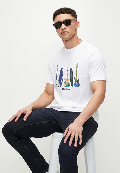 Ben Sherman - Surf N Guitar - White