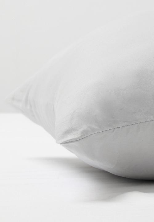 Sixth Floor - 144 tc 100% cotton king pillowcase grey