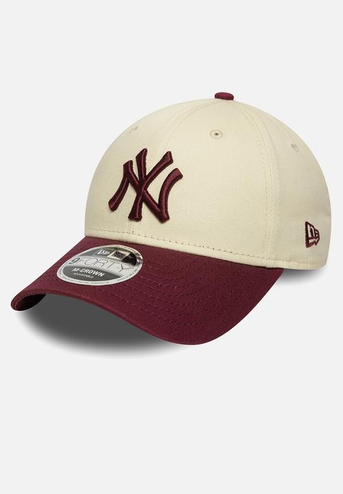 New Era - Colourblock 9Forty® Mc New York Yankees Ltcfbg - Ecru/Burgundy