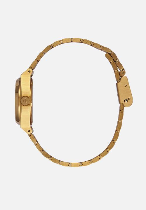 Nixon - Small time teller watch- gold
