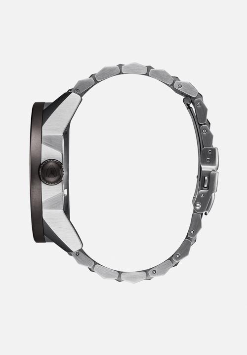Nixon - Corporal stainless steel watch - silver & black