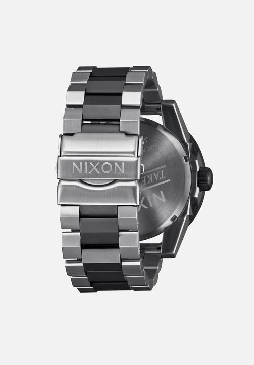 Nixon - Corporal stainless steel watch - silver & black