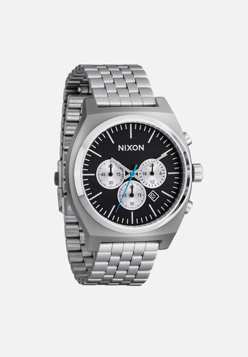 Nixon - Time teller chrono watch- silver