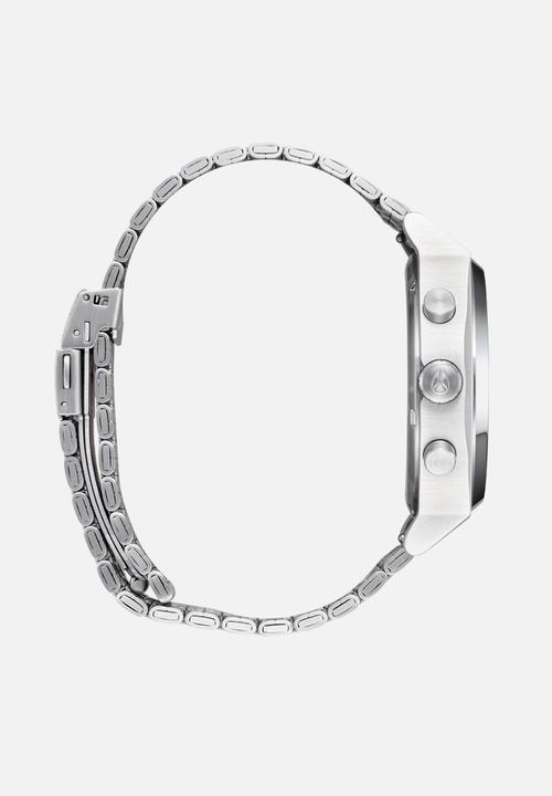 Nixon - Time teller chrono watch- silver