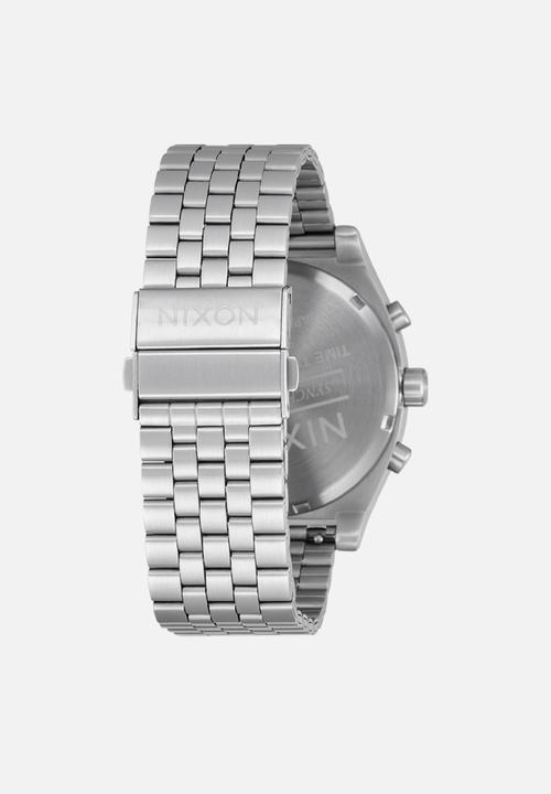 Nixon - Time teller chrono watch- silver