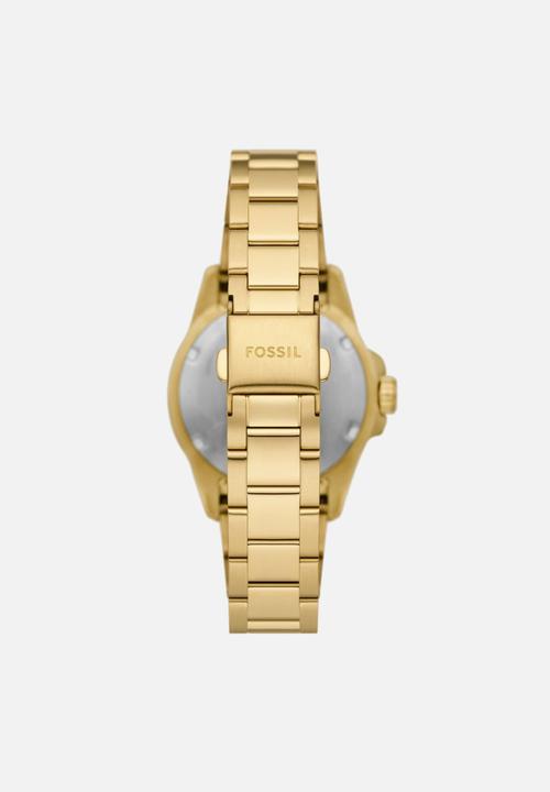 Fossil - Blue dive watch ES5350- gold