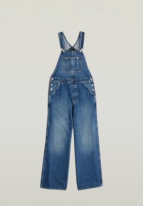 G-STAR - Straight Leg Dungaree Wmn - Faded Sakarya